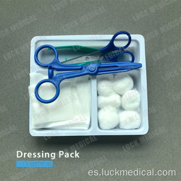 Kit de aderezo de cuidado de heridas desechables